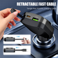 Chargeur rétractable 4 en 1 PD30W pour voiture avec éclairage d'ambiance