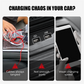 Chargeur rétractable 4 en 1 PD30W pour voiture avec éclairage d'ambiance