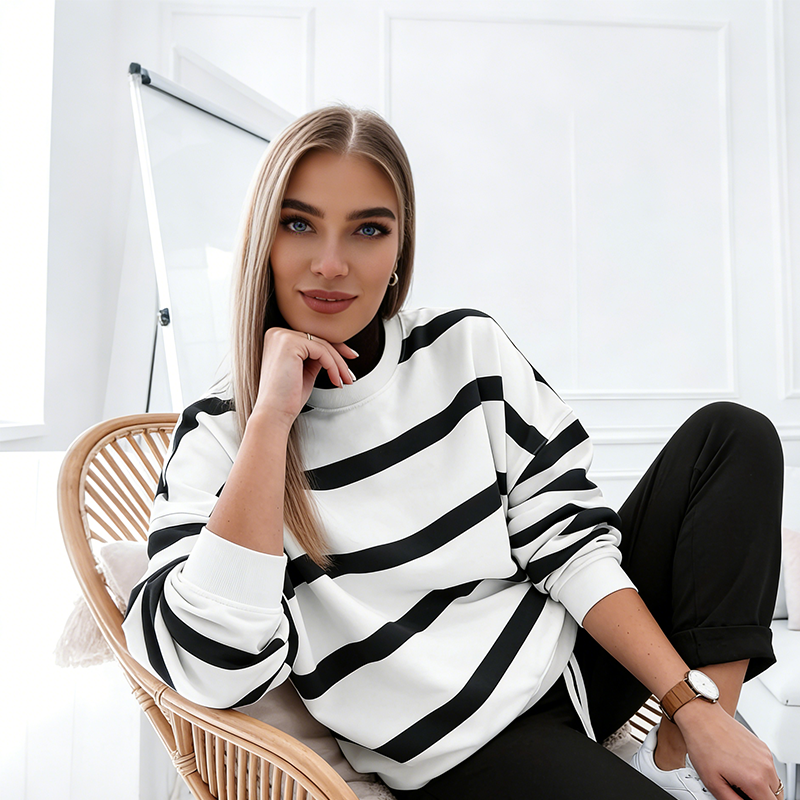 ⌛ Plus que 3 jours – 50 % de réduction sur tout ! ⏰ Ensemble de sport rayé pour femme, 2 pièces