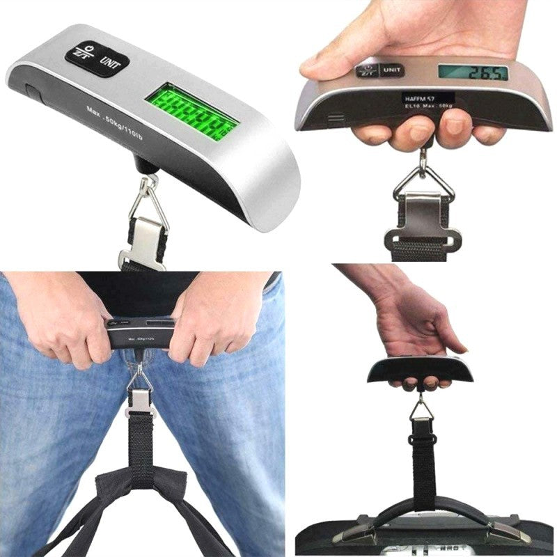 📢📢50 % de réduction !! ⏰Pèse-bagage Numérique Portable avec Sangle Robuste