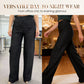 Pantalon droit pailleté taille haute
