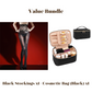 🧦 50% DE RÉDUCTION ! ✨ Lot Avantageux : Bas en Dentelle 8D + Trousse à Cosméticos – Look Brillant, Confort Doux & Idéal pour Cadeau 💝