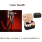 🧦 50% DE RÉDUCTION ! ✨ Lot Avantageux : Bas en Dentelle 8D + Trousse à Cosméticos – Look Brillant, Confort Doux & Idéal pour Cadeau 💝