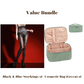 🧦 50% DE RÉDUCTION ! ✨ Lot Avantageux : Bas en Dentelle 8D + Trousse à Cosméticos – Look Brillant, Confort Doux & Idéal pour Cadeau 💝