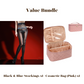 🧦 50% DE RÉDUCTION ! ✨ Lot Avantageux : Bas en Dentelle 8D + Trousse à Cosméticos – Look Brillant, Confort Doux & Idéal pour Cadeau 💝
