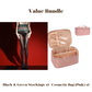 🧦 50% DE RÉDUCTION ! ✨ Lot Avantageux : Bas en Dentelle 8D + Trousse à Cosméticos – Look Brillant, Confort Doux & Idéal pour Cadeau 💝