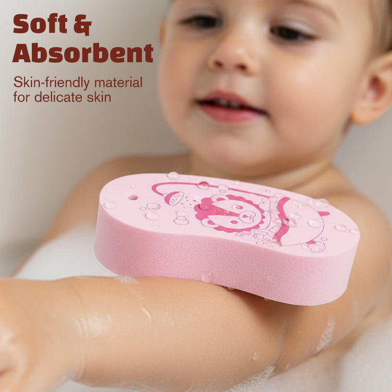 Éponge de bain exfoliante douce