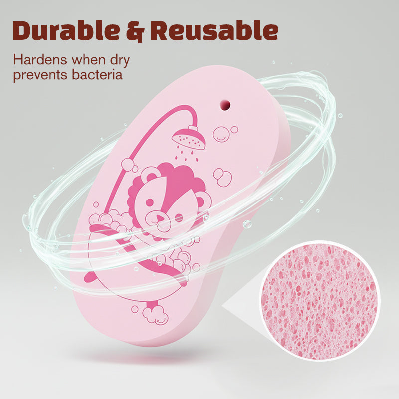Éponge de bain exfoliante douce