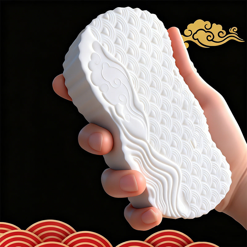 Éponge de bain exfoliante douce