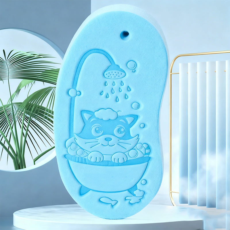 Éponge de bain exfoliante douce