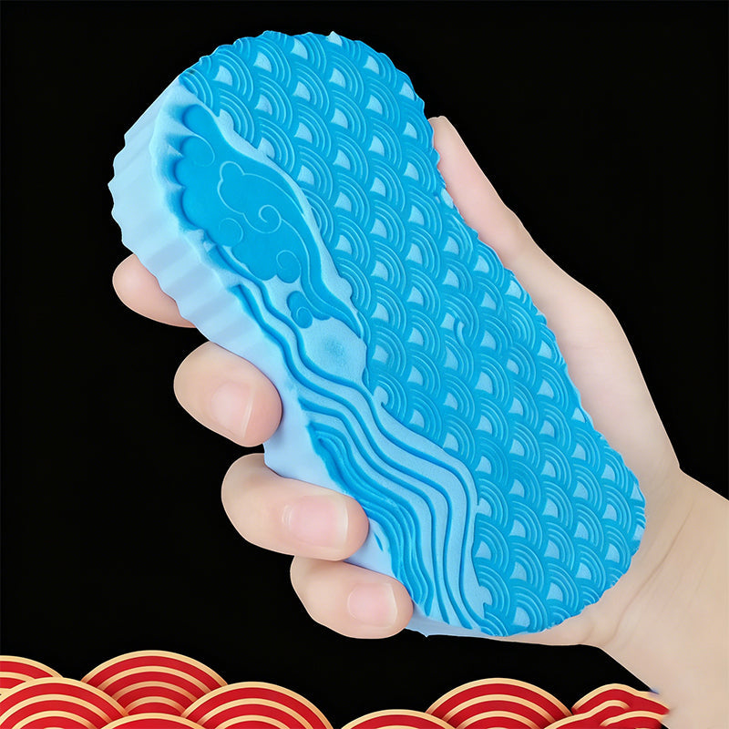 Éponge de bain exfoliante douce