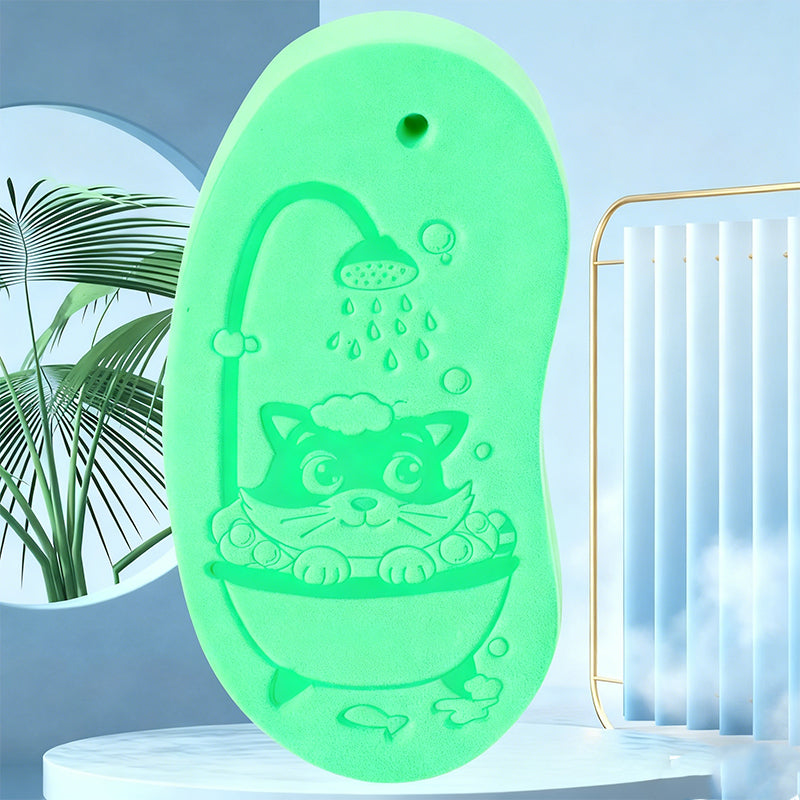 Éponge de bain exfoliante douce