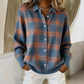 📢📢50 % de réduction !⏰Veste-pull à carreaux boutonnée pour femme👔🔥Achetez 2 livraison gratuite