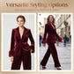 Blazer et pantalon élégants et chics pour femmes