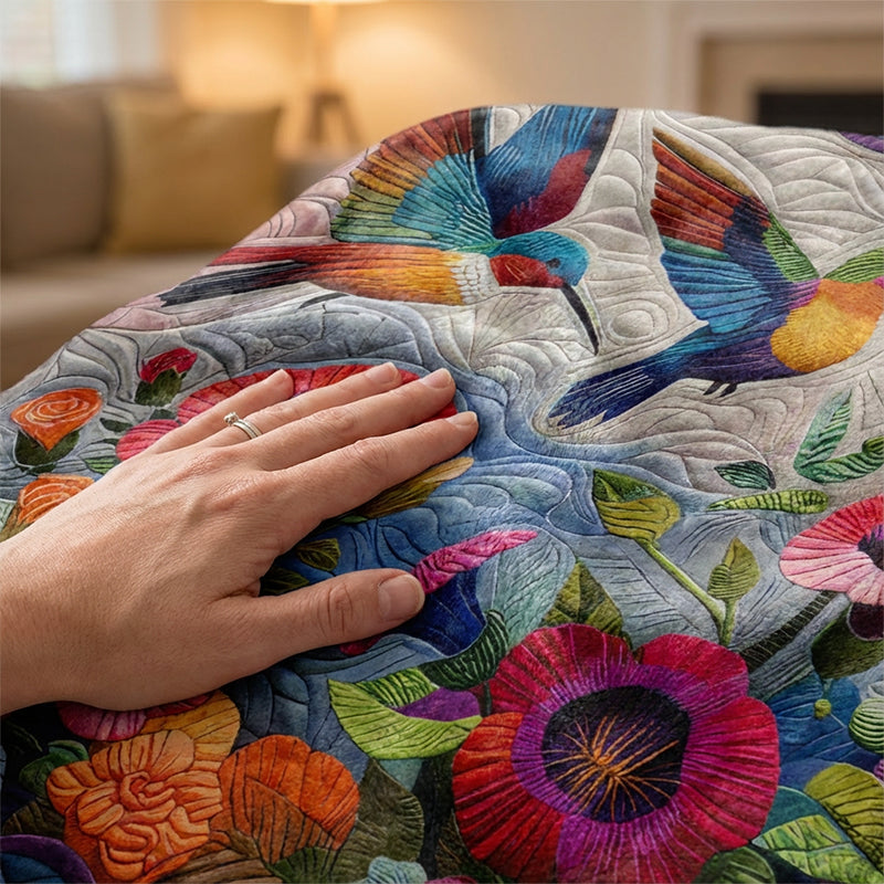 🔥Offres spéciales-Couverture florale douillette et douce