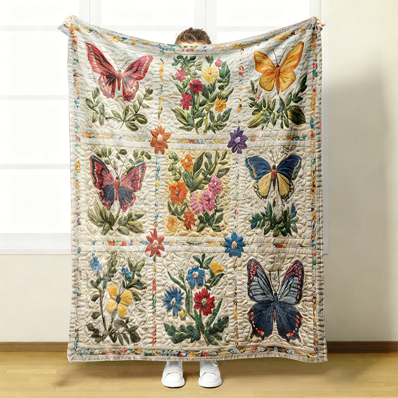 🔥Offres spéciales-Couverture florale douillette et douce