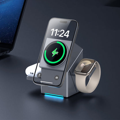 🔥Station de recharge magnétique sans fil pliable 3 en 1