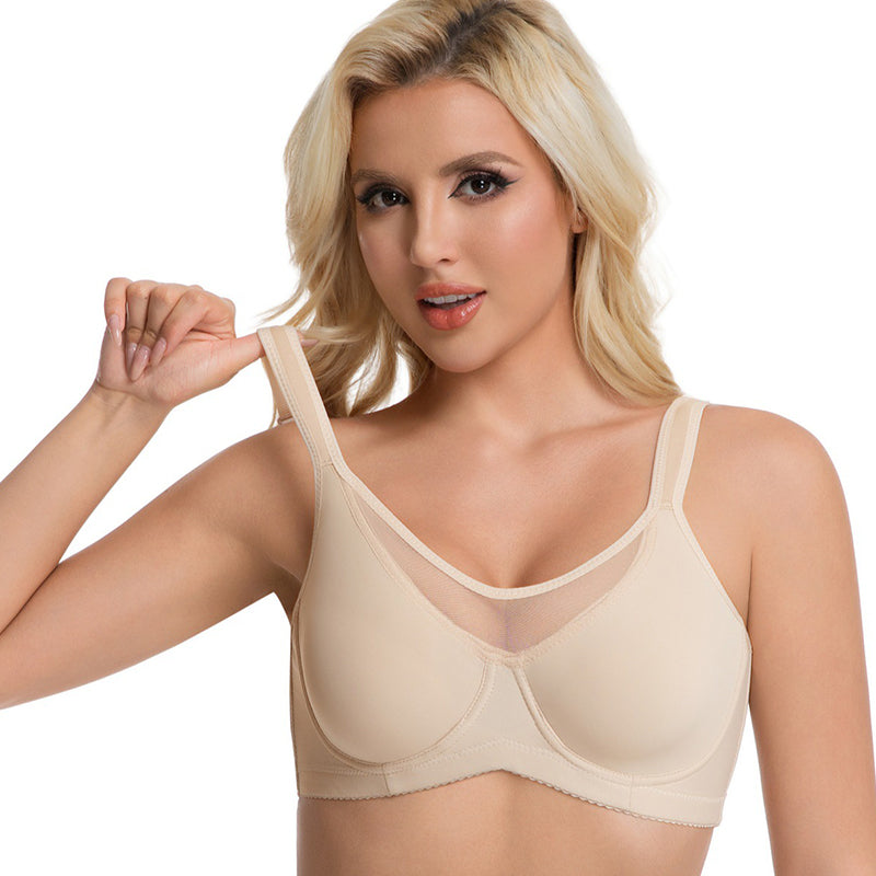 ❄️60 % de réduction ! Soutien-gorge grande taille – Armatures souples, bonnets ultra-fins & tulle élégant pour un confort toute la journée 💖🩲