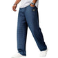 Pantalon long ample en maille gaufrée minimaliste