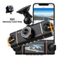 📢📢60% de réduction ! Caméra Embarquée 4 en 1 Ultra HD – Enregistrement Avant/Intérieur/Arrière + WiFi & GPS 🚗🎥