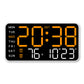 🕰️ 60% DE RÉDUCTION ! 🌲🔥 Horloge Murale Numérique LED – Multifonction, Design Moderne & Affichage Clair pour Décoration Scandinave ✨