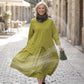 Women's Long Sleeve Cocoon Midi Dress