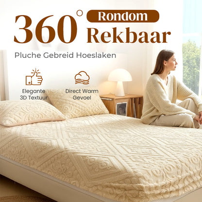 Drap-housse en tricot extensible à 360°
