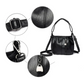 👜 50% DE RÉDUCTION ! 💼 Sac à main cube en cuir – Design plissé, Léger & Polyvalent ✨