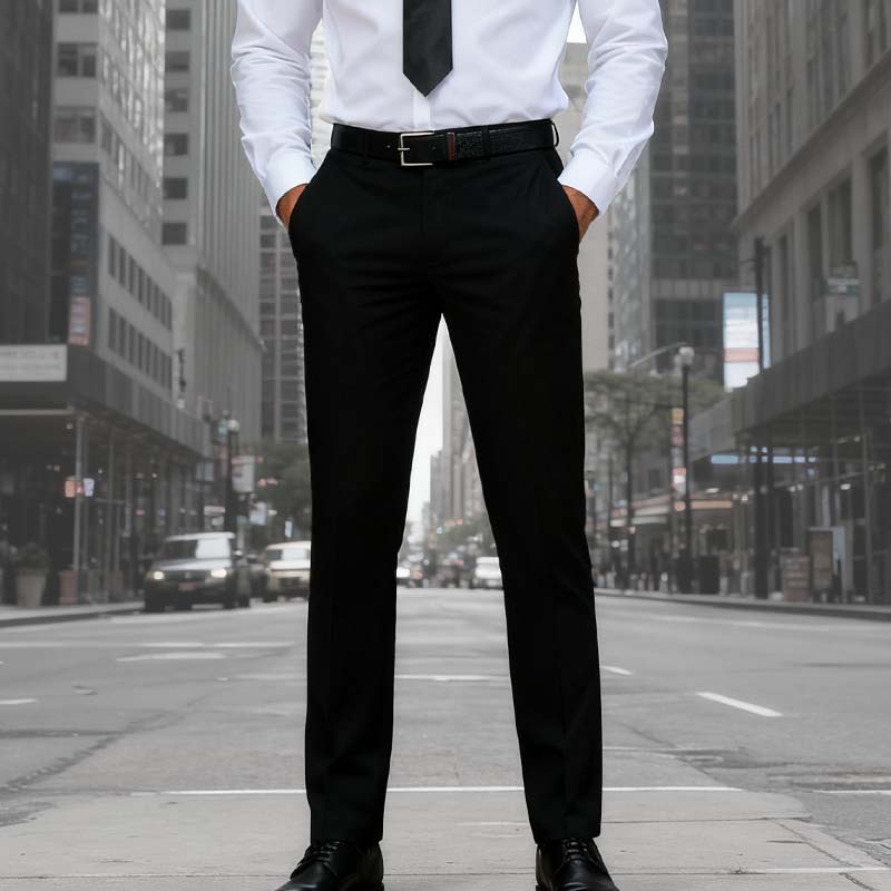 👖 60% de Réduction! 🤵 Pantalon de Costume Classique pour Homme – Léger, Extensible & Confort Toute la Journée ✨