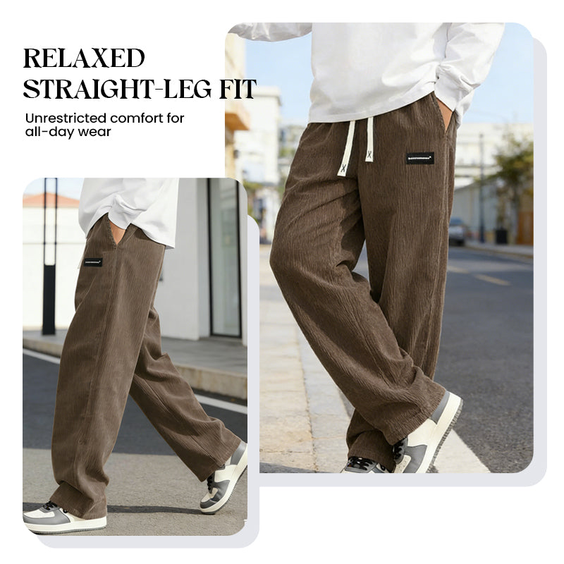 📢📢49 % de réduction !! ⏰Pantalon ample à cordon et poches pour homme
