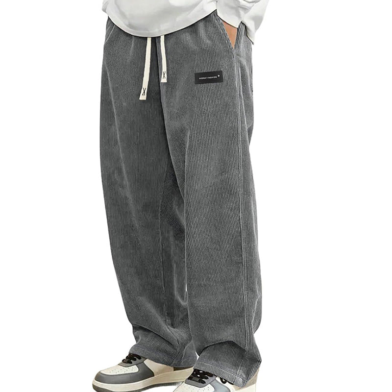 📢📢49 % de réduction !! ⏰Pantalon ample à cordon et poches pour homme