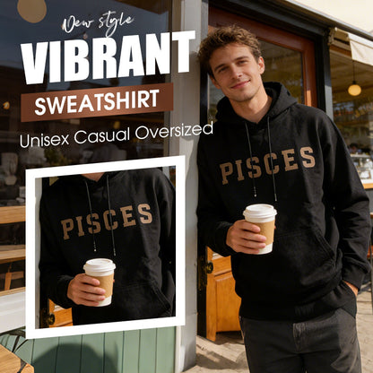 Sweat-shirt unisexe décontracté, coupe oversize et tissu épais