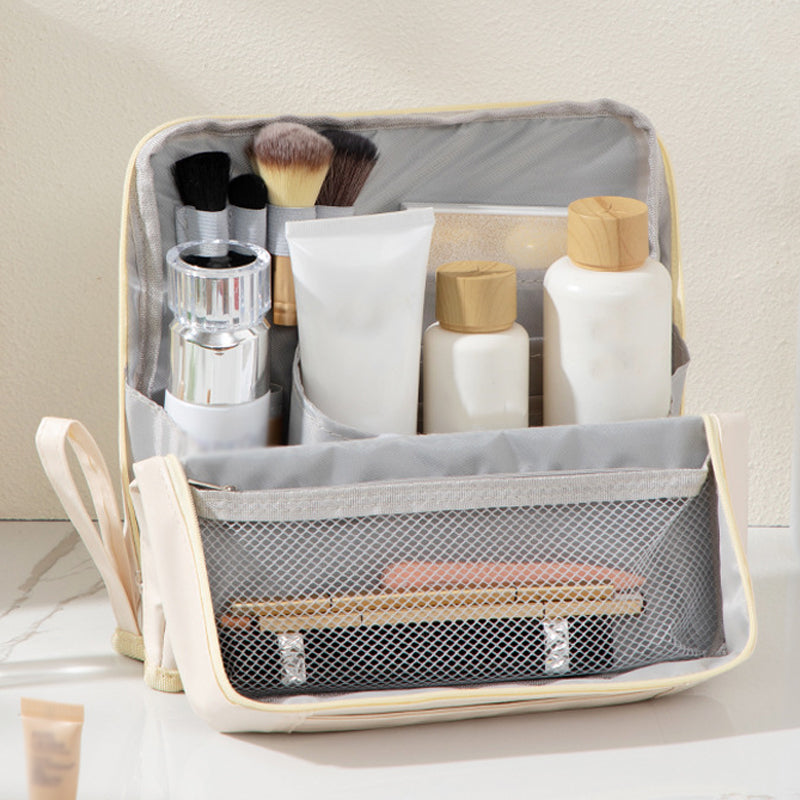 📢📢50 % de réduction !! ⏰Trousse à cosmétiques élégante à compartiments – Style minimaliste, rangement intelligent et ultra-pratique ✨