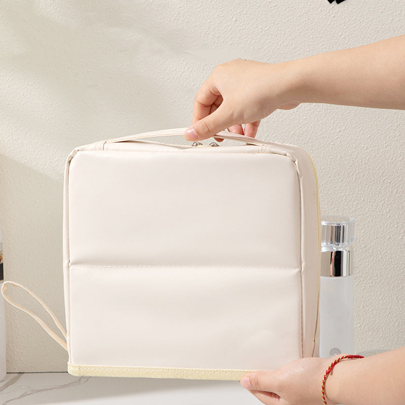 📢📢50 % de réduction !! ⏰Trousse à cosmétiques élégante à compartiments – Style minimaliste, rangement intelligent et ultra-pratique ✨