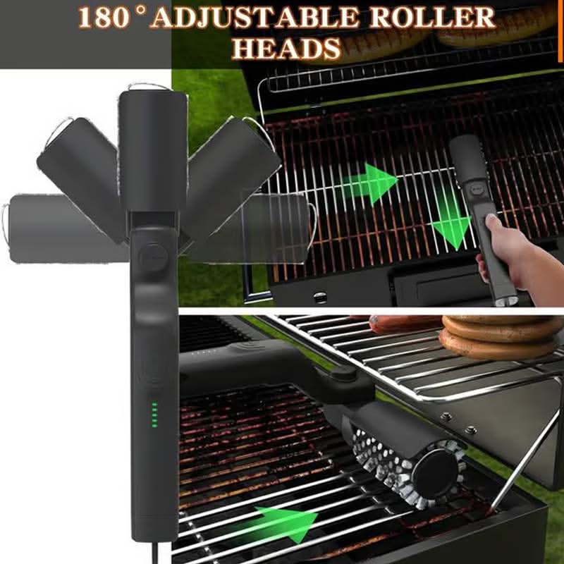 🔥 60 % DE RÉDUCTION MAINTENANT ! 🍖 Brosse de nettoyage électrique sans fil pour barbecue – Nettoyage en profondeur, long manche et rechargeable 🔋