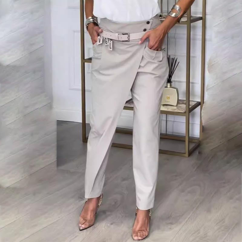 ✨NEW✨ Pantalon décontracté irrégulier de couleur unie pour femmes