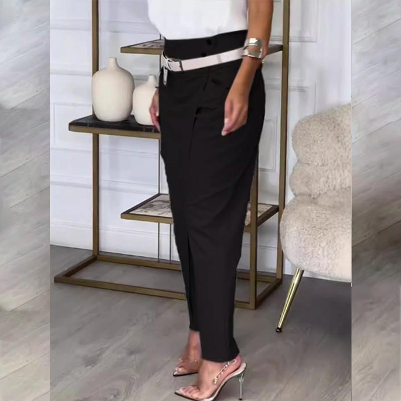 ✨NEW✨ Pantalon décontracté irrégulier de couleur unie pour femmes
