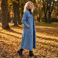 💐50% DE RÉDUCTION💥Manteau Boutonné Long en Denim – Style & Confort toute la Journée🧥🌿