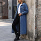 💐50% DE RÉDUCTION💥Manteau Boutonné Long en Denim – Style & Confort toute la Journée🧥🌿