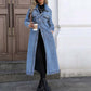 💐50% DE RÉDUCTION💥Manteau Boutonné Long en Denim – Style & Confort toute la Journée🧥🌿