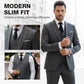 🔥 50% DE RÉDUCTION EXCLUSIVE ! ✨ Costume 3 Pièces Homme Slim Fit – Look Complet Pro & Cérémonie 🤵