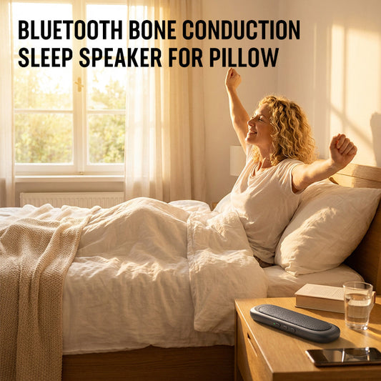 📢📢50 % de réduction !! ⏰Haut-parleur Bluetooth à conduction osseuse pour oreiller