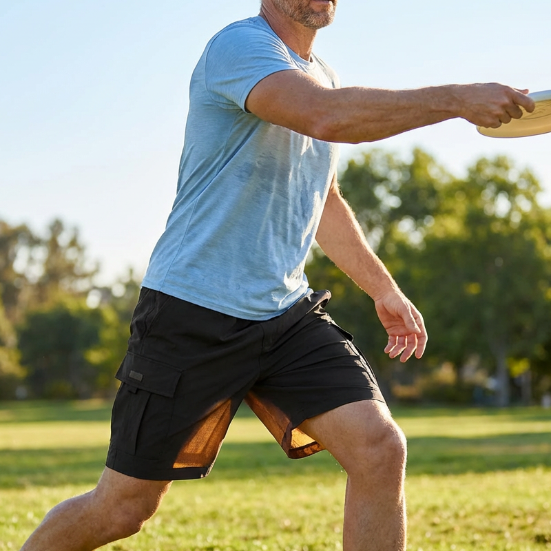 👖50 % DE RÉDUCTION MAINTENANT🔥Shorts cargo décontractés pour hommes avec taille élastique