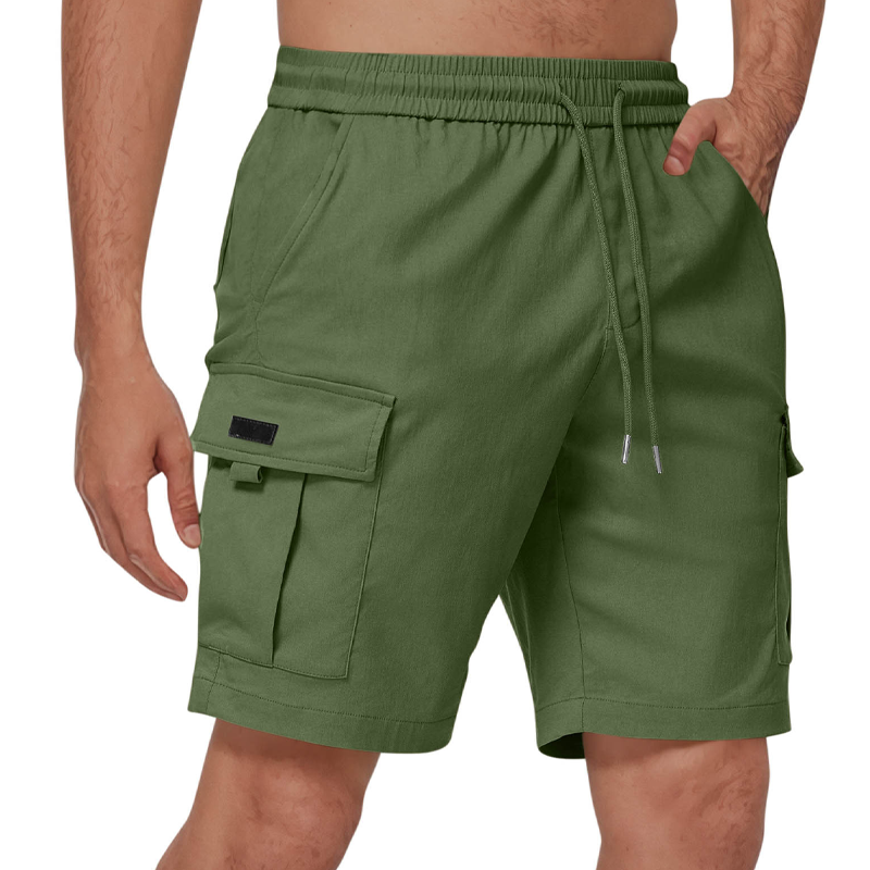 👖50 % DE RÉDUCTION MAINTENANT🔥Shorts cargo décontractés pour hommes avec taille élastique