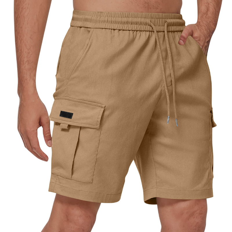 👖50 % DE RÉDUCTION MAINTENANT🔥Shorts cargo décontractés pour hommes avec taille élastique