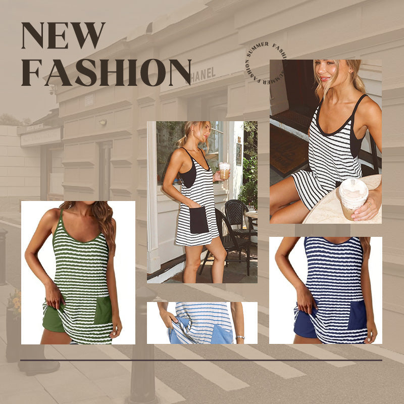 🔥2026 SOMMER NEUE ART 50% RABATT🎁Damen ärmelloses Sommerkleid mit Shorts