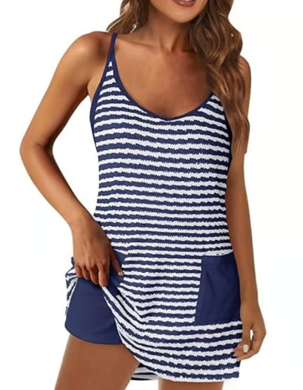 🔥2026 SOMMER NEUE ART 50% RABATT🎁Damen ärmelloses Sommerkleid mit Shorts