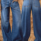 👖🔥 Tendance 2026 | Jean Taille Haute Jambe Large | Flatteur pour Toutes 📈【-60%｜50K+ Vendus】