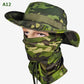 💎 50% DE RÉDUCTION ! 💎 Chapeau de Pêche Camouflage 2 en 1 avec Masque – Protection UPF 50+, Amovible & Respirant 🎣☀️