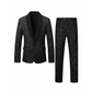 🔈🔈NOUVEAUTÉS 2026 - JUSQU'À -50 % !!!🧥👖Ensemble smoking noir pailleté pour homme